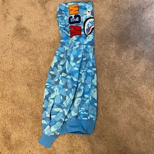 Bape Blue Camo Hoodie
